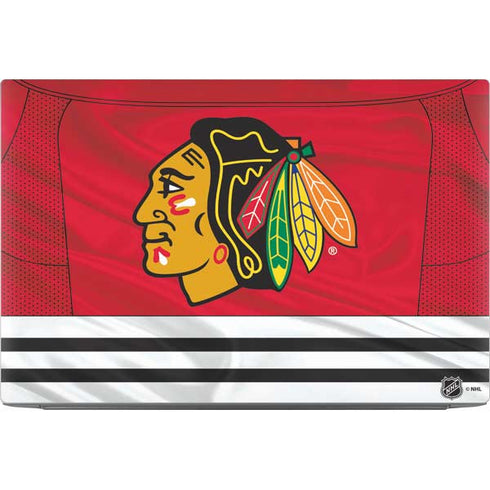 NHL Blackhawks Red Stripes Dell XPS Skin